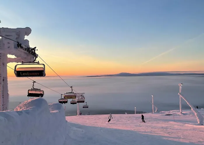 Levin Taiga - Log - Sauna, Free Pass, Near Levi Center 基蒂莱