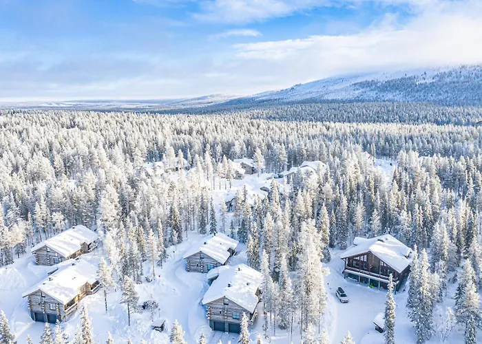 Levin Taiga - Log - Sauna, Free Pass, Near Levi Center Kittilä